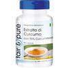 Fair & Pure® - Curcuma in capsule con Pepe Nero - Curcumina 500mg - 95% Piperina - Vegano - 90 Capsule