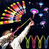 Vibbang 16 elicotteri mosche, eliche luminose a LED, elica per catapulta Heli, razzo copters, accessori per feste e goodie bag stuffers per bambini e adulti