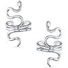 Bling Jewelry Orecchini A Clip A Forma Di Serpente Rampicante Helix Climber Crawler Snake Serpent Wrap Wire Cartilage Lobe Ear Cuff Per Donne Adolescenti Uomini Non Forati .925 In Argento Sterling Coppia