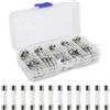 ETOPARS 72 Pezzi Fusibile Tubo di Vetro a Soffio Rapido Fast Soffiare Assortito Kit 250V 6x30mm 0.5A 1A 2A 3A 5A 10A 15A 20A 30A