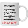 Acen Merchandise haette, Potrebbe, Dovrebbe avrebbe, - Fare - Tazza con Motivo, Stampati Fun Tazza con iscrizione o Motivi Divertenti.