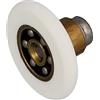 Amig - Cuscinetto per Box Doccia | Set di 2 Unità | Ø 20/6 mm | Cuscinetto Frontale e Vite M4x12 | Per Porte Scorrevoli delle Docce | Poliammide Bianco
