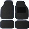 Sakura BMS1BU Tappetini per Auto, Antracite con Bordo Blu