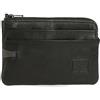 Pepe Jeans Marshal Portafoglio Nero 11 x 7 x 1,5 cm Pelle, Nero, Taglia unica, Portamonete