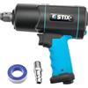STIX Automotive Equipment STIX - Avvitatore a percussione ad aria compressa STT-22 max. coppia di rilascio, 2200 Nm (3/4 pollici)