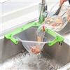 Wagoodter Triangolo Sink Strainer per la cucina Triangular Mesh Sink Strainer, angolo lavello immondizia rack di stoccaggio (1 + 50 sacchetti)