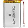EEMB Batteria 3.7V 3500mAh 104567 Lipo Batteria ricaricabile agli ioni di litio con connettore JST-Fai una polarità sicura del dispositivo corrispondente con la batteria prima dell'acquisto !!!