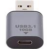 Cablecc 10Gbps USB-C USB 3.1 Tipo C Femmina a USB 3.0 A Maschio Adattatore Dati Alimentazione per Laptop Tablet Telefono