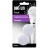 Braun Face 80 Confezione da 2 Ricambi per Spazzola, Progettati per la Spazzola di Pulizia Braun Face