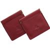 VISCONTI Pacco da 2 Portamonete Visconti con chiusura snap CP7 Rosso