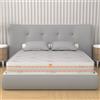MiaSuite Materasso Multionda alla Francese 140x190, alto 25 cm - Memory, Gel Relaxa, Sfoderabile, Rivestimento Aloe Vera | Piuma