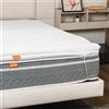 MiaSuite Topper Memory Foam 140x190 - alto 5 cm, a portanza differenziata, sfoderabile | Correttore H5