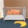 MiaSuite Materasso per Culla 60x125, alto 10 cm - Waterfoam, Anallergico, Antiacaro | Primavera Baby