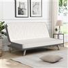MiaSuite Materasso pieghevole 130x200, per Divano Letto Click Clack - con taglio centrale, versatile e compatto, Ortopedico.