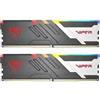 Patriot Ram UDIMM DDR5 64GB Patriot Viper venom 6400Mhz CL32 1.35V Nero 2pz [PVV564G600C36K]