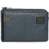 Pepe Jeans Marshal Portamonete con porta carte blu 11 x 7 x 1,5 cm Pelle, blu, Taglia unica, Portafoglio con porta carte di credito
