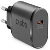 Sbs Caricabatterie WALL CHARGER PD 25W Black TETR1CPD25