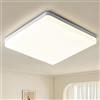 Riserva Quadrata Plafoniera LED Soffitto 48W, IP44 4500K, 30cm