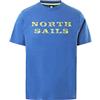 NORTH SAILS S/S T-Shirt W/Graphic Uomo (M, Ocean Blue)