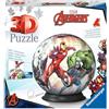 Ravensburger - Puzzle 3d Marvel: Ball Avengers | Puzzle 3d Bambini A Partire Dagli 6 Anni | Modellismo Da Costruire Bambini Di 73 Pezzi | Regalo Bambino 6 Anni E Più