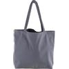 Rayher 53987564 Borsa Shopper classica in tessuto grigio, dimensioni 46 x 35 cm, borsa di cotone, tote bag da personalizzare, semplice senza stampe