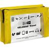 Veloflex 2705310 - VELOBAG Travel DIN A5 borsa piccola multiuso con tasca a zip, tessuto e PVC, giallo, 1 pezzo
