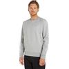 Tommy Jeans Felpa Uomo TJM Regular senza Cappuccio, Grigio (Light Grey Heather), XL