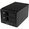 StarTech.com Box Esterno HDD per Disco Rigido SATA III 3.5" USB 3.0 con UASP - Enclosure Case a doppio Bay Hot Swap 6 Gbps