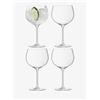 LSA International BL03 Balloon, Bicchiere Ballon da gin, 680 ml, Trasparente, Confezione da 4