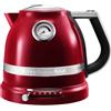 KitchenAid Artisan 1.5 L Bollitore, 2400 W, 5 Cups, Acciaio Inossidabile, Rosso
