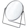 RIDDER Specchio cosmetico estivo cromato con ingrandimento 5x, pratico e moderno