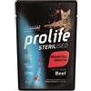 Prolife gatto sterilised adult grainfree sensitive manzo bustina 85 gr