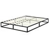 Olee Sleep Bettrahmen, 22 cm, modern, Metall, Holzlatten, Matratzenbasis, Holzlattenrost, kein Boxspring erforderlich, Twin Size, 90 x 200 cm, schwarz