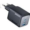 Anker Prime GaN Cargador USB-C de 67 W, adaptador de corriente con 3 puertos PPS de carga rápida, diseño compacto y plegable, compatible con iPhone 15 / Pro, MacBook Pro/Air, iPad Pro, Galaxy S23 /