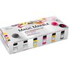 KREUL 73614 - Vernice marmorizzante Magic Marble, Love Neon Set, 6 x 20 ml di vernice per marmorizzare ad immersione legno, vetro, plastica, carta e polistirolo