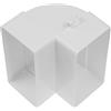 Vent Systems 150 x 75 mm gomito verticale rettangolare per tubo di collegamento Angolo: 90°. Sistema di ventilazione, riscaldamento, raffreddamento.