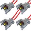 Greenspirits Sostituzione iniettori connettore il diesel - DELPHI DJ70229A-3.5-21 with cable (4 x FEMALE) 240PC024S8014, 10811963 con cavo, cablata