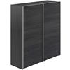 Movian Marchio Amazon - Movian, armadio a 2 ante scorrevoli, in stile moderno, modello Kolva, 61 x 180 x 197 cm, colore grigio