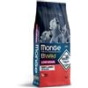 Amicafarmacia Monge B Wild Low Grain All Breeds Con Cervo Cibo Secco Cani Cuccioli Sacco 12 kg