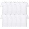 Fruit of the Loom, T-shirt da uomo con scollo a V Valueweight (confezione da 10), Bianco (White 30), XXXXXL