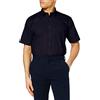 Premier Workwear Poplin Short Sleeve Shirt Camicia, Blu Navy, XXXXXL Uomo