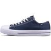 Lugz Sneaker Stagger Lo Classic Fashion Uomo, Blu Navy/Bianco, 47 EU