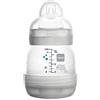 MAM Bottiglia anticolica autosterilizzante Easy Start (1 x 130 ml), biberon con flusso lento MAM Tettarella taglia 1, essenziale per neonati, conchiglia (i disegni possono variare)