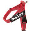 Julius-K9 Pettorina a Fascia Color & Gray, Taglia Mini-Mini, Rosso/Grigio