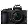 Nikon Z50 + Z Dx 16-50Vr Fotocamera Mirrorless, Cmos Dx da 20.9 Mp, Sistema Hybrid-Af, Mirino Elettronico (Evf), LCD 3.2 Touch, Video 4K, Nero