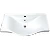 MaMa Store Lavabo NAOS Consolle Slim in Ceramica 800 mm x 450 mm x 175 mm Forme moderne ed eleganti