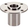 HALDER 22400.0410 Presa di Registrazione, Acciaio Inox, d1=10 mm / d2=13 mm