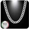 QUADRI - Collana Uomo e Donna Argento 925 - Catena Cubana - Made in Italy