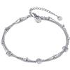 VICKWOOD cavigliera/bracciale da donna con motivo dell'albero della vita in oro, argento o oro rosa Placcatura in oro 18 carati Gioielli impermeabili in acciaio inossidabile da donna