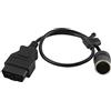 GFFG OBD2 14AWG a Cavo accendisigari Maschio Femmina OBD Maschio a Cavo di Alimentazione per Auto Cavo di Alimentazione per Auto con Fusibile